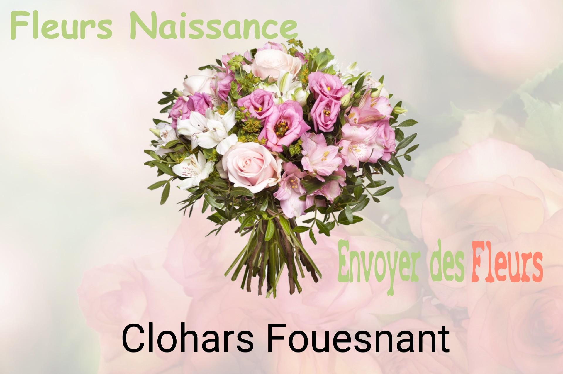 Bouquet de fleurs de naissance livré à Clohars-Fouesnant